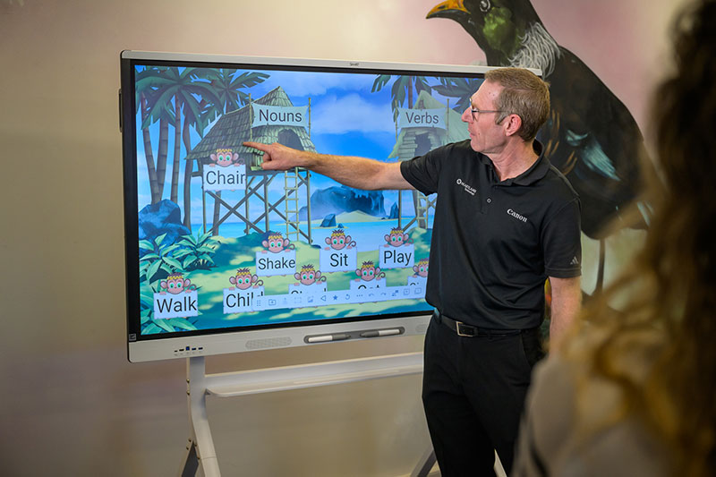 Set up, supported, and ready to teach